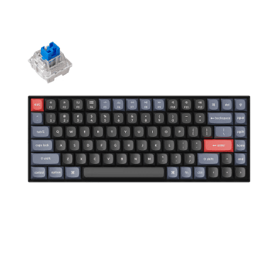 Keychron K2 Pro Hot-Swappable Keychron K Pro Mechanical Blue Switch, RGB Backlight Plastic Frame