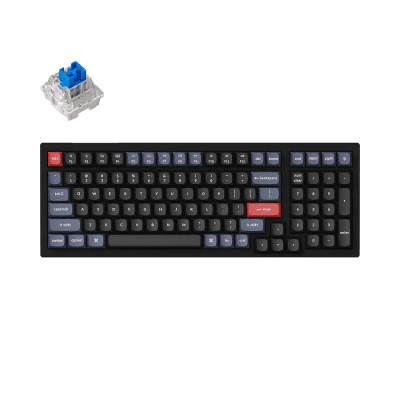 Keychron K4 Pro Hot-Swappable Full-Size K Pro Blue Switch White LED