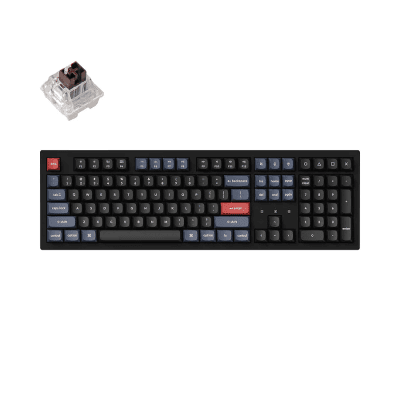 Keychron K10 Pro QMK Hot-Swappable Full-Size K Pro Brown Switch White LED