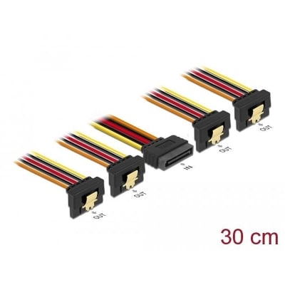 DeLock cable Power SATA - 4 x SATA 15 Pin, 30cm