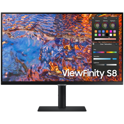 Монитор Samsung LS27B800PXPXEN HRM S80PB, 27 inch UHD FLAT 16:9 (3840x2160) IPS 60Hz, 350 cd/㎡, 1000:1, HDR400, 5ms, 178/178, 1xDP 1xHDMI, 3xUSB 3.0 1xUSB-C (90W), 3.5 Jack,