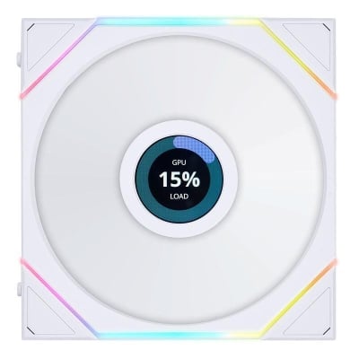 Lian Li UNI FAN TL Reverse LCD 140mm - White