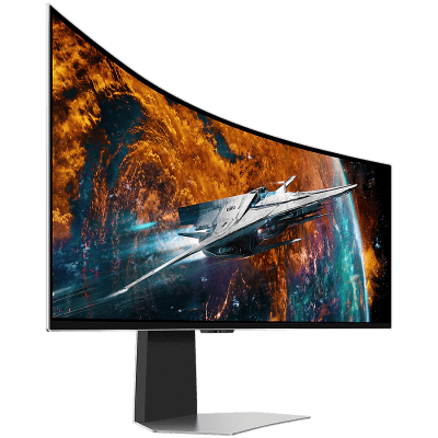 Monitor LED Samsung LS49CG950SUXDU Odyssey G95SC, 49 inch DQHD Curved 1800R 32:9 (5120x1440) QD-OLED 240Hz, 250 cd/m2, 1000000:1, 1xDP, 1xHDMI, 1xUSB Type-C, Speakers 2x5W, 3x USB, Tilt, Height