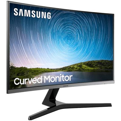 Монитор LED Samsung LC32R500FHPXEN CR50, 32 inch FHD Curved 1800R, 16:9 (1920x1080) VA 75Hz, 250 cd/㎡, 3000:1, 4 ms, 178/178, 1xVGA, 1xHDMI, 3.5 Jack, Tilt, VESA 75x75, 2Y