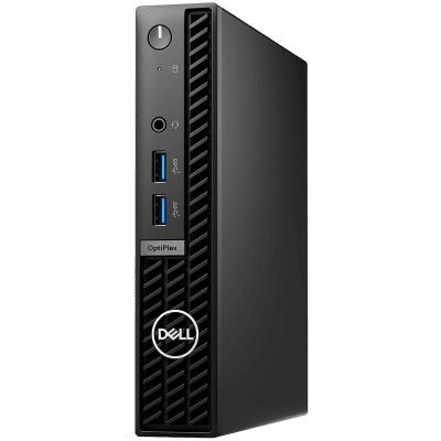 Dell OptiPlex 7010 Micro, Intel Core i3-13100T (4+0 Cores, 12MB, 8T, 2.5GHz to 4.2GHz, 35W), 8GB (1x8GB) DDR4, 256GB SSD, Integrated Graphics, DVD+/-RW, Mouse + BG KBD, Ubuntu, 3Y ProSupport