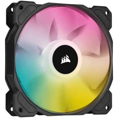 CORSAIR SP Series, SP140 RGB ELITE, 140mm RGB LED Fan with AirGuide, Single Pack