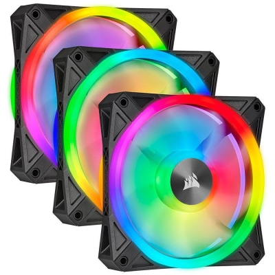 Вентилатори Corsair iCUE QL120 RGB 120mm PWM Triple Fans