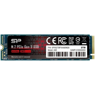 SSD диск Silicon Power Ace - A80 2TB SSD PCIe Gen3x4