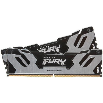 Памет Kingston 96GB 6000MT/s DDR5 CL32 DIMM (Kit of 2) FURY Renegade Silver XMP, EAN: 740617338805