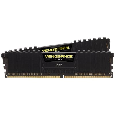 Памет Corsair DDR4, 3600MHz 64GB 2x32GB Dimm, Unbuffered, 18-22-22-42, XMP 2.0, Vengeance LPX black, Black PCB, 1.35V, EAN:0840006619079