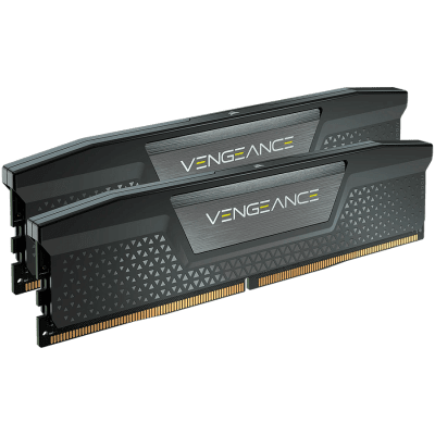 Памет Corsair DDR5, 5200MT/s 32GB 2x16GB DIMM, Unbuffered, 40-40-40-77, Std PMIC, XMP 3.0, VENGEANCE DDR5 Black Heatspreader, Black PCB