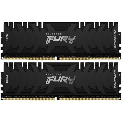 Памет Kingston 32GB 3600MT/s DDR4 CL16 DIMM (Kit of 2) 1Gx8 FURY Renegade Black EAN: 740617337839