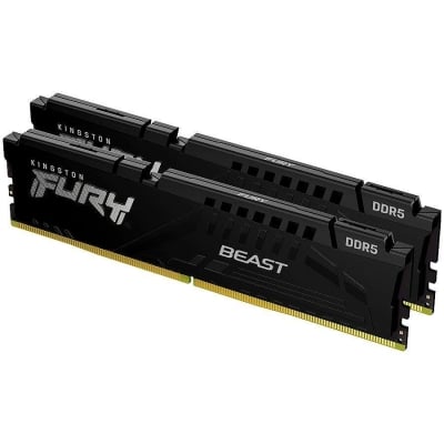 Памет Kingston 32GB 5600MT/s DDR5 CL36 DIMM (Kit of 2) FURY Beast Black EXPO, EAN: 740617330793