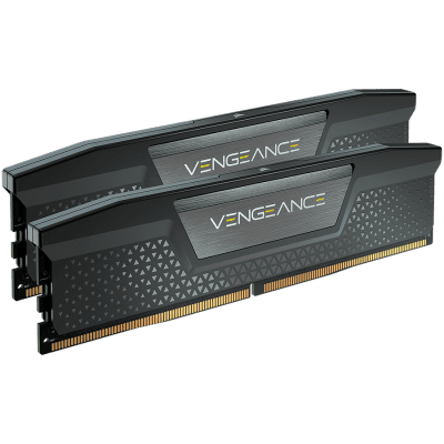 Памет Corsair DDR5, 6000MT/s 64GB 2x32GB DIMM, Unbuffered, 30-36-36-76, Std PMIC, AMD EXPO, VENGEANCE DDR5 Black Heatspreader, Black PCB, 1.4V