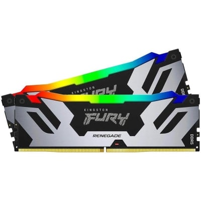 Памет Kingston 32GB 6400MT/s DDR5 CL32 DIMM (Kit of 2) FURY Renegade RGB XMP, EAN: 740617329742