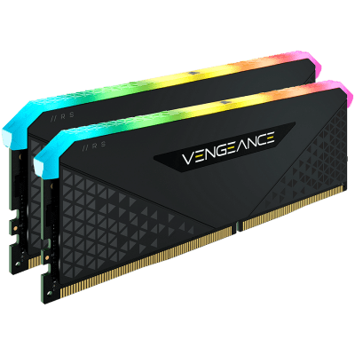 Памет Corsair Vengeance RS RGB Black 32GB (2x16GB) DDR4 PC4-28800 3600MHz CL18