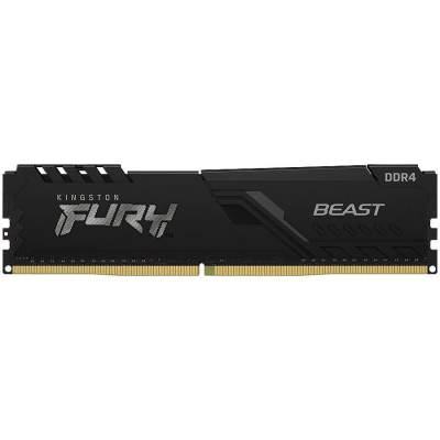 Памет Kingston 16GB 3200MT/s DDR4 CL16 DIMM FURY Beast Black, EAN: 740617319859