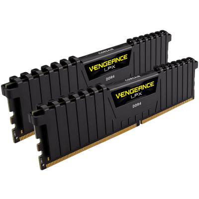 Памет Corsair 16GB (2 x 8GB) DDR4 DRAM 3600MHz C20-23-23-43 Vengeance LPX AMD Ryzen Memory Kit - Black