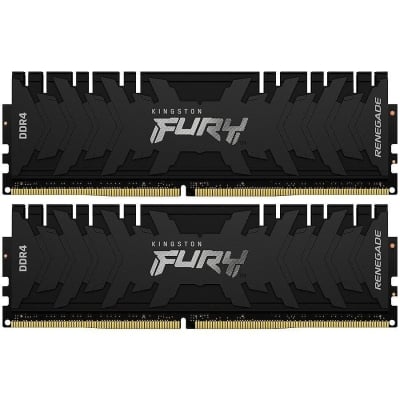 Памет Kingston 32GB 3200MT/s DDR4 CL16 DIMM (Kit of 2) 1Gx8 FURY Renegade Black, EAN: 740617321982