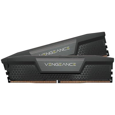 Памет Corsair DDR5, 4800MT/s 32GB 2x16GB DIMM, Unbuffered, 40-40-40-77, Std PMIC, XMP 3.0, VENGEANCE DDR5 Black Heatspreader, Black PCB, 1.1V, EAN:0840006659310