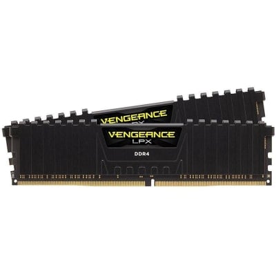 Памет Corsair DDR4, 3600MHz 16GB 2 x 8GB DIMM, Unbuffered, 18-22-22-42, XMP 2.0, Vengeance LPX Black Heatsink, 1.35V, for AMD Ryzen, EAN:0843591082006