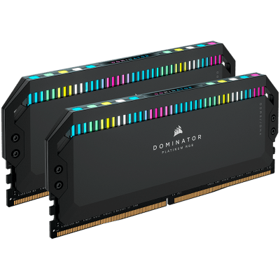Памет Corsair DDR5, 6200MT/s 32GB 2x16GB DIMM, Unbuffered, 36-39-39-76, OC PMIC, XMP 3.0, DOMINATOR PLATINUM RGB DDR5 Black Heatspreader, RGB LED, 1.3V, EAN:0840006660392