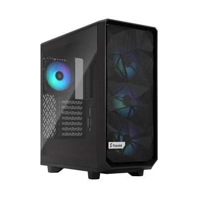 Кутия Fractal Design Meshify 2 Compact RGB Tempered, ATX Glass Black