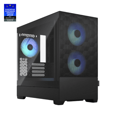 Кутия Fractal Design Pop Mini Air RGB Tempered Glass, mATX, Black