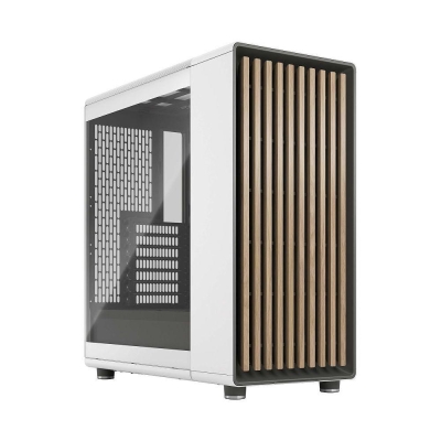Кутия Fractal Design North Tempered Glass, ATX, White