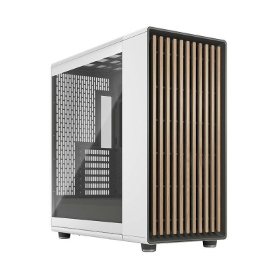 Кутия Fractal Design North XL Tempered Glass Chalk, E-ATX, White