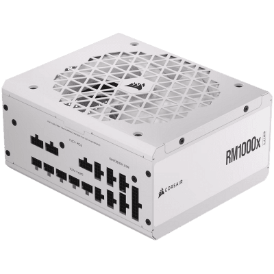 Захранване CORSAIR RMx Shift White Series, RM1000x Shift White, 1000W, 80 PLUS GOLD, Fully Modular Power Supply