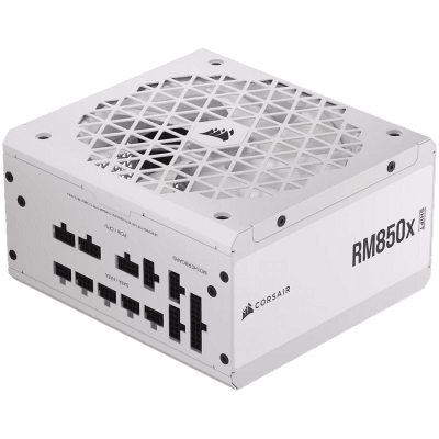 Захранване CORSAIR RMx Shift White Series, RM850x Shift White, 850W, 80 PLUS GOLD, Fully Modular Power Supply