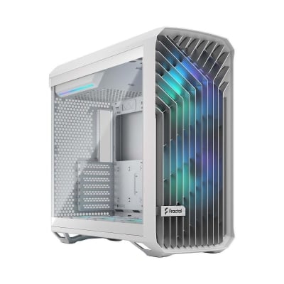 Кутия Fractal Design Torrent RGB Tempered Glass, E-ATX, White