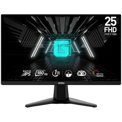 MSI G255F - 25 inch 180Hz 1920x1080 16:9, Rapid IPS Anti-glare, 1ms