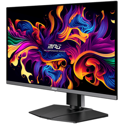 MSI MPG 271QRX QD-OLED Gaming Monitor, 27 inch 360Hz, WQHD (2560x1440) 16:9, QD-OLED Anti-Reflection, 0.03ms, 250nits, 1500000:1, 178°/178°, AMD FreeSync Premium Pro, Adjustable Stand, 1x DP, 2x