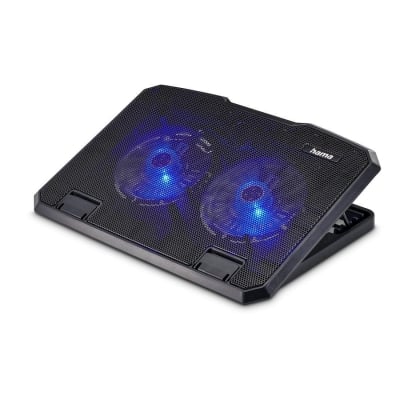 Hama cooling laptop stand Black Metal, 40 cm (15.6"), 126806