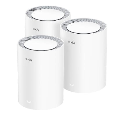 Cudy AX1800, Wireless Mesh System, 3 - Pack, 2.4/5 GHz, 574 - 1201 Mbps