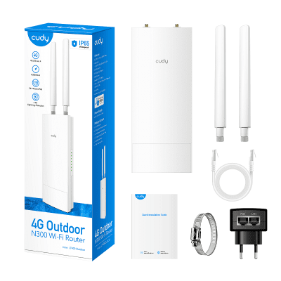 Cudy LT400 Outdoor, N300, 4G LTE,  2.4 GHz, 300 Mbps