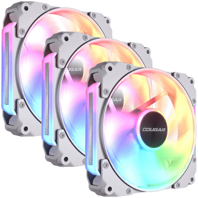 Cougar APOLAR 120 ARGB White (3 fan package)