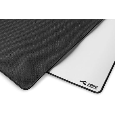 Glorious XL Extended white gaming mousepad