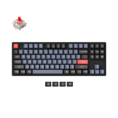 Keychron K8 Pro TKL Gateron G Pro(Hot Swappable) Red Switch RGB Backlight Aluminium Frame