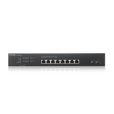 ZYXEL XS1930-10, 8 ports switch managed, 10Gb, 2xSFP, rack mountable