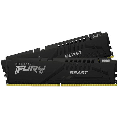 Памет Kingston 32GB 6000MT/s DDR5 CL36 DIMM (Kit of 2) FURY Beast Black EXPO
