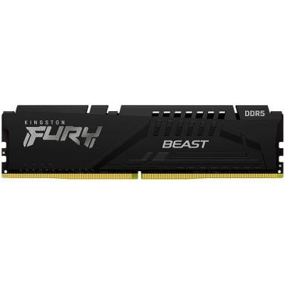 Памет Kingston 8GB 4800MT/s DDR5 CL38 DIMM FURY Beast Black PnP, EAN: 740617325980