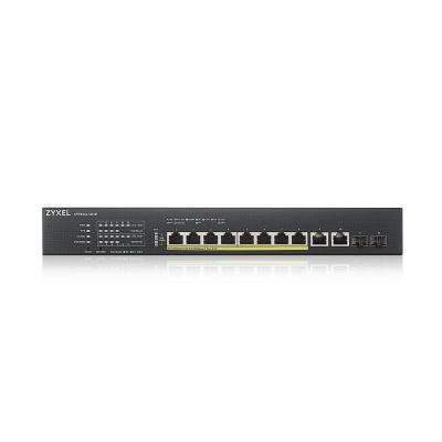 ZyXEL XS1930-12HP, 10-ports switch 10GbE, 2xSFP ports, smart managed, PoE