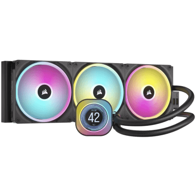 Охлаждане CORSAIR iCUE LINK H170i LCD AIO, 420mm