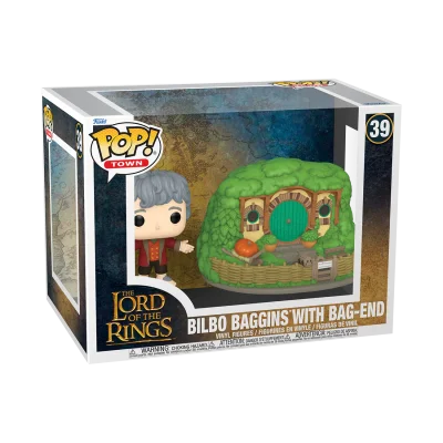 Funko POP! Town: The Lord of the Rings - Bilbo Baggins with Bag-End #39