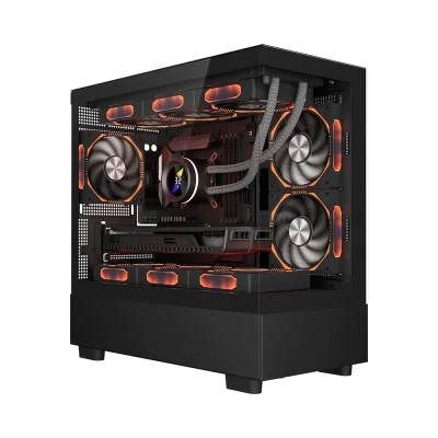 Кутия 1stPlayer MIKU Mi5, mATX, Черна