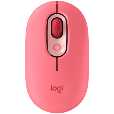 Мишка LOGITECH POP Mouse with emoji - ROSE - безжична BT