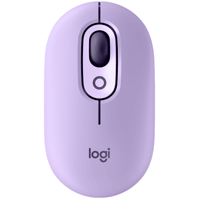 Мишка LOGITECH POP Mouse with emoji - LILAC - безжична BT
